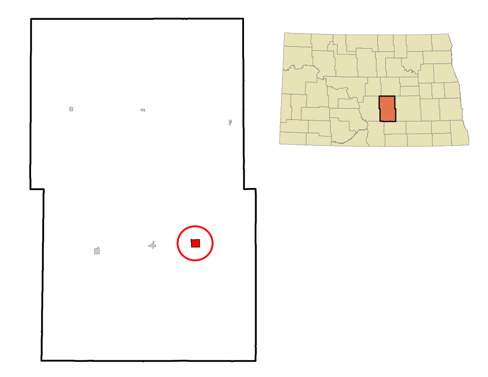 Locator map of Tappen