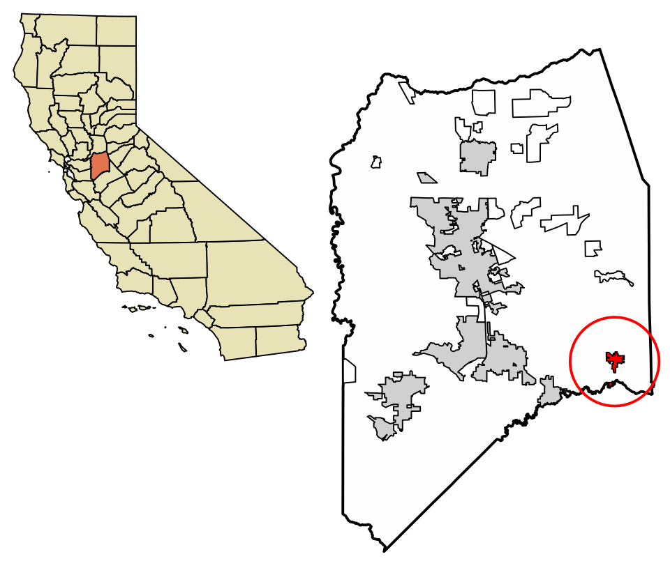 Locator map of Escalon