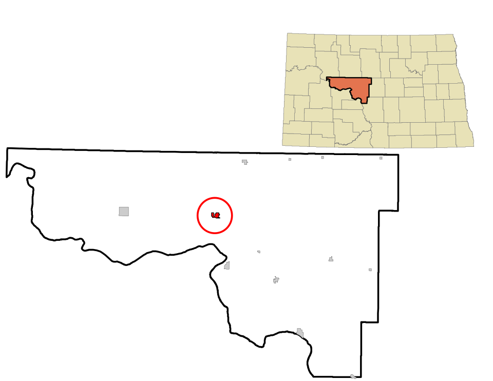 Locator map of Garrison