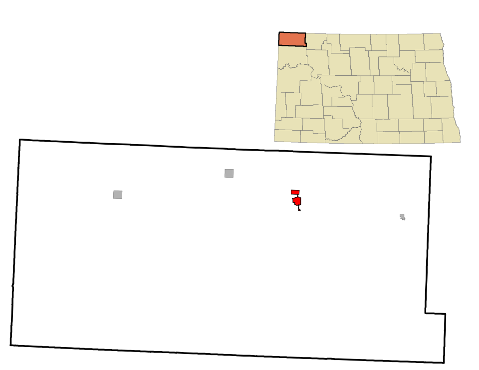 Locator map of Crosby