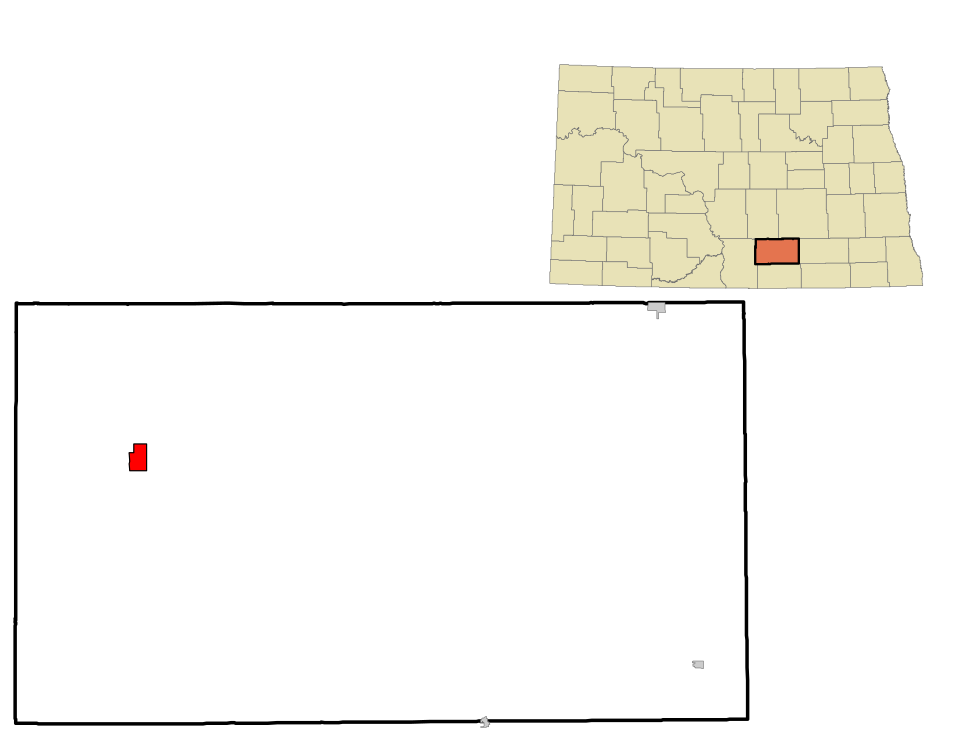 Locator map of Napoleon