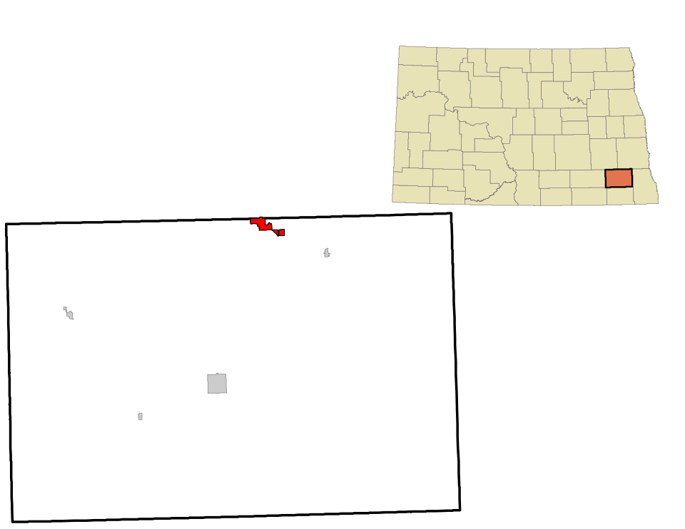 Locator map of Enderlin
