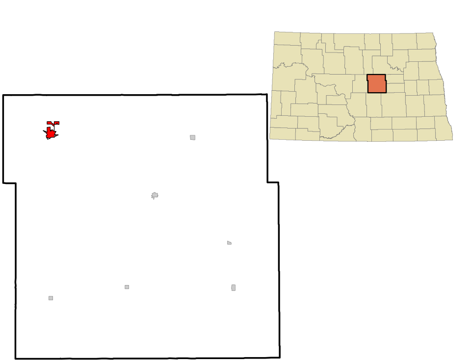 Locator map of Harvey
