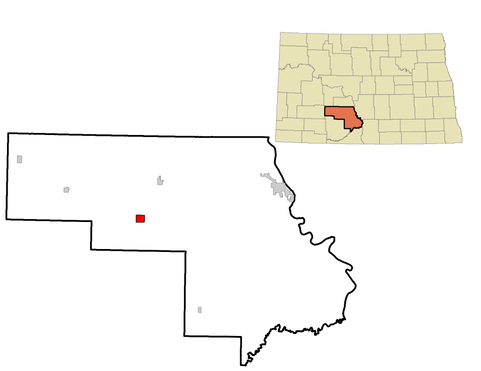 Locator map of Almont