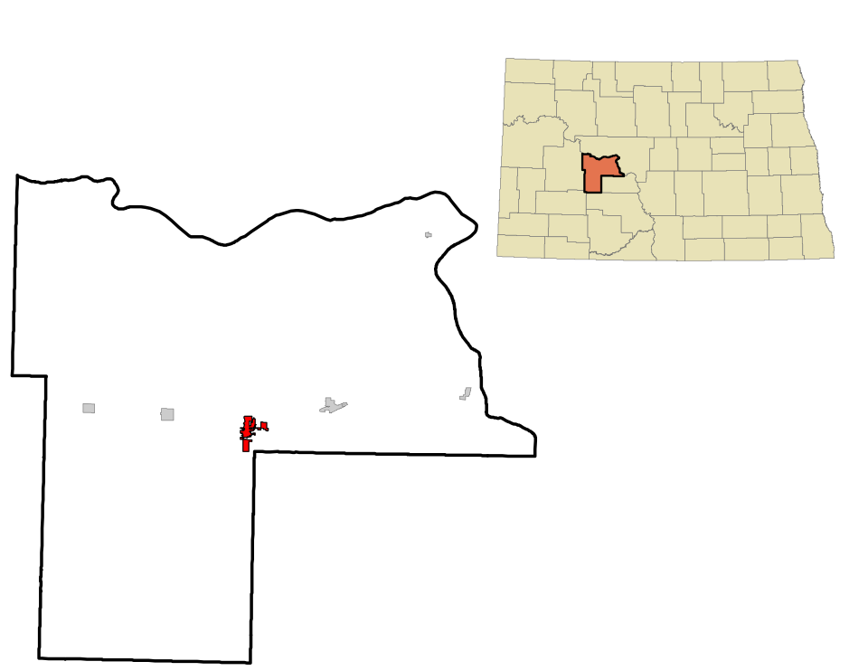 Locator map of Beulah
