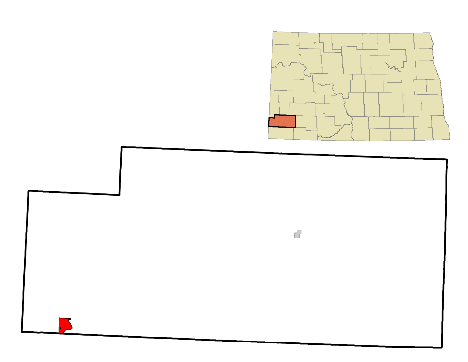 Locator map of Marmarth