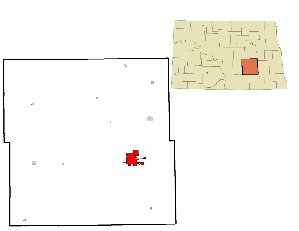 Locator map of Jamestown