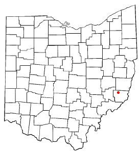 Locator map of Miltonsburg
