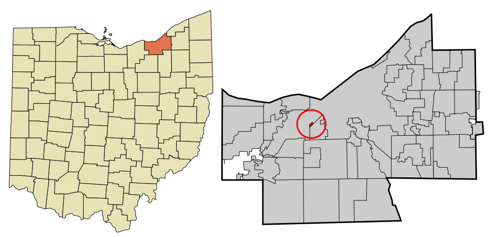 Locator map of Linndale