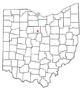 Locator map of North Robinson