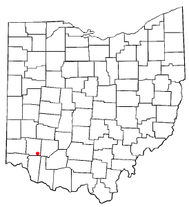 Locator map of Butlerville