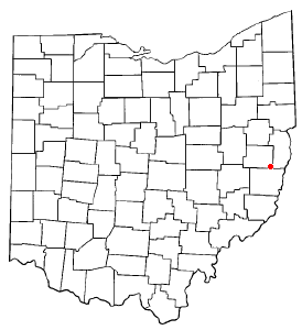 Locator map of Harrisville