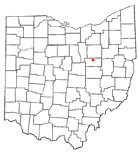 Locator map of Holmesville