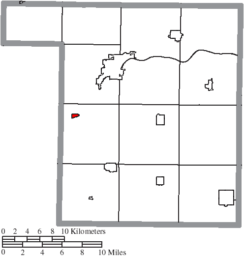 Locator map of Florida
