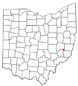 Locator map of Batesville