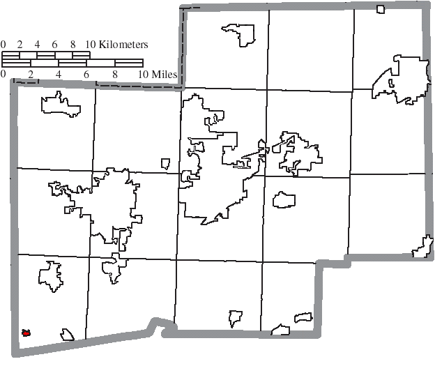 Locator map of Wilmot