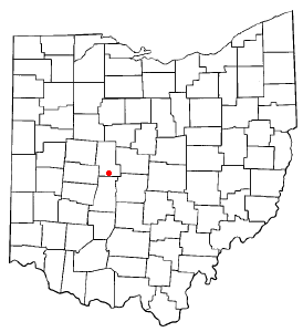 Locator map of Unionville Center