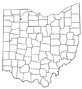 Locator map of Milton Center