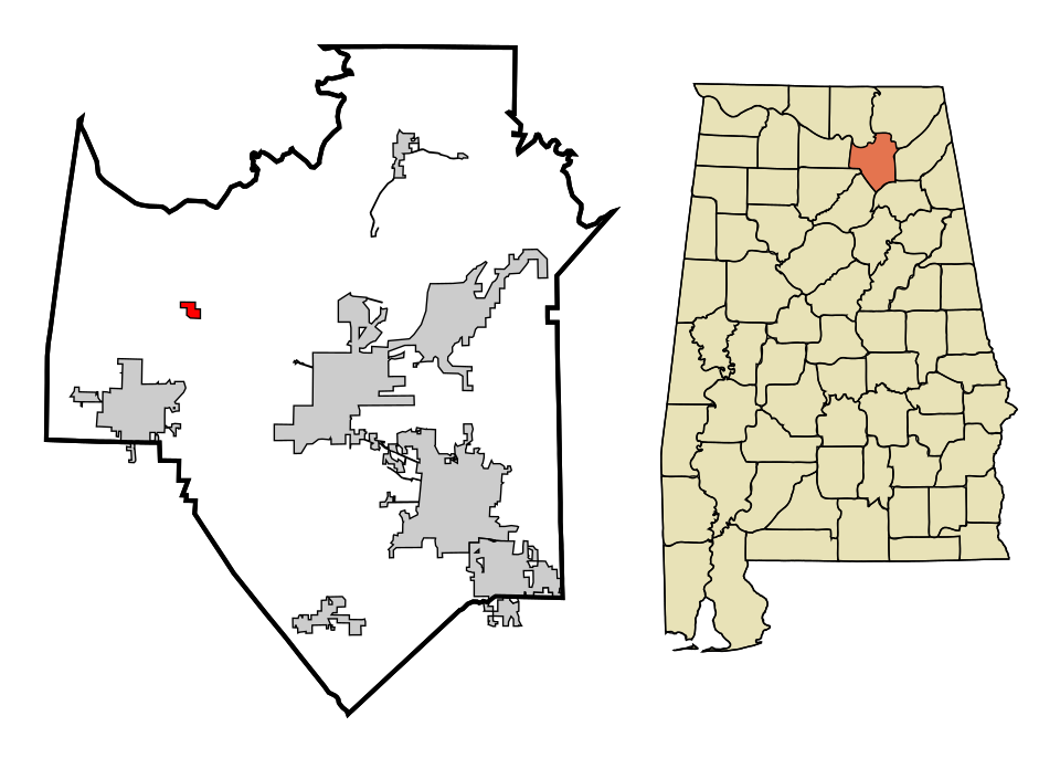 Locator map of Union Grove