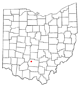 Locator map of Frankfort