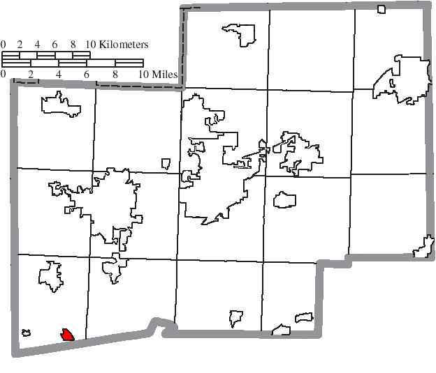 Locator map of Beach