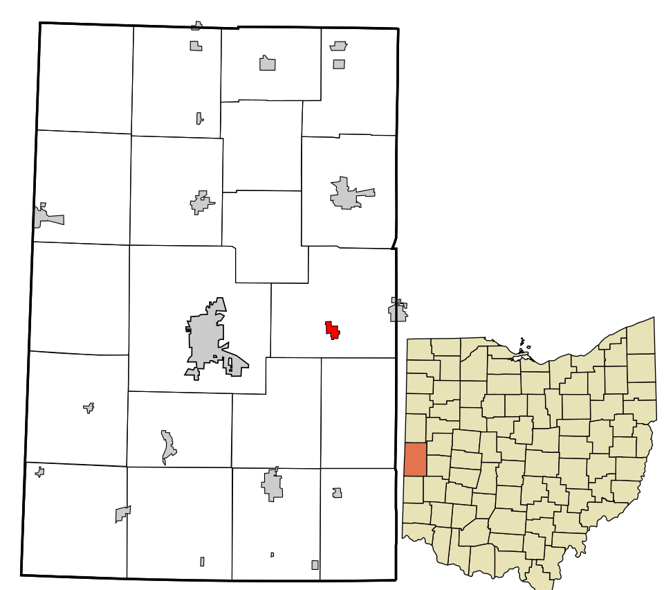 Locator map of Gettysburg