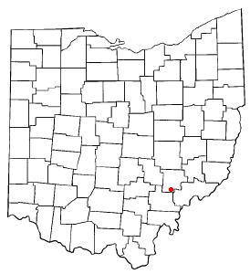 Locator map of Chesterhill