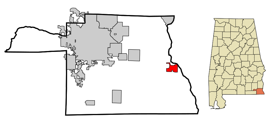 Locator map of Gordon