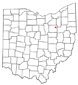 Locator map of Marshallville