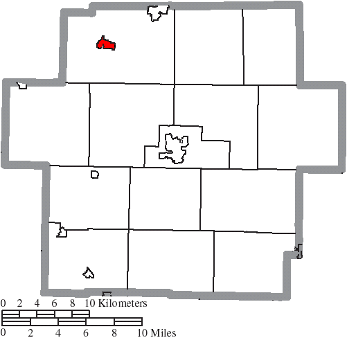 Locator map of Malvern