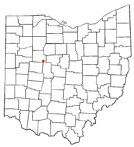 Locator map of Mount Victory