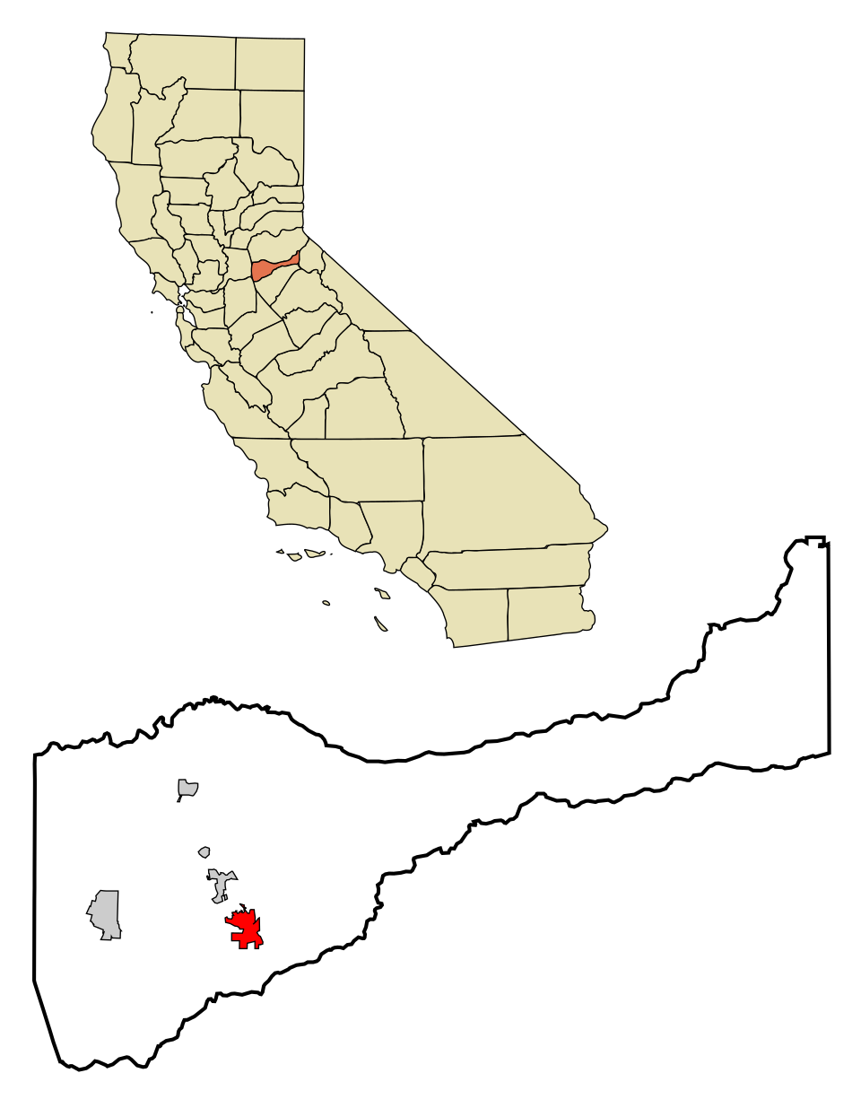 Locator map of Jackson