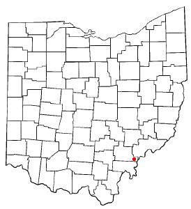 Locator map of Coolville