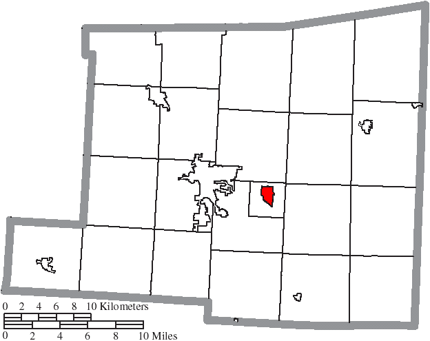 Locator map of Gambier