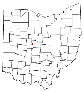 Locator map of Ostrander
