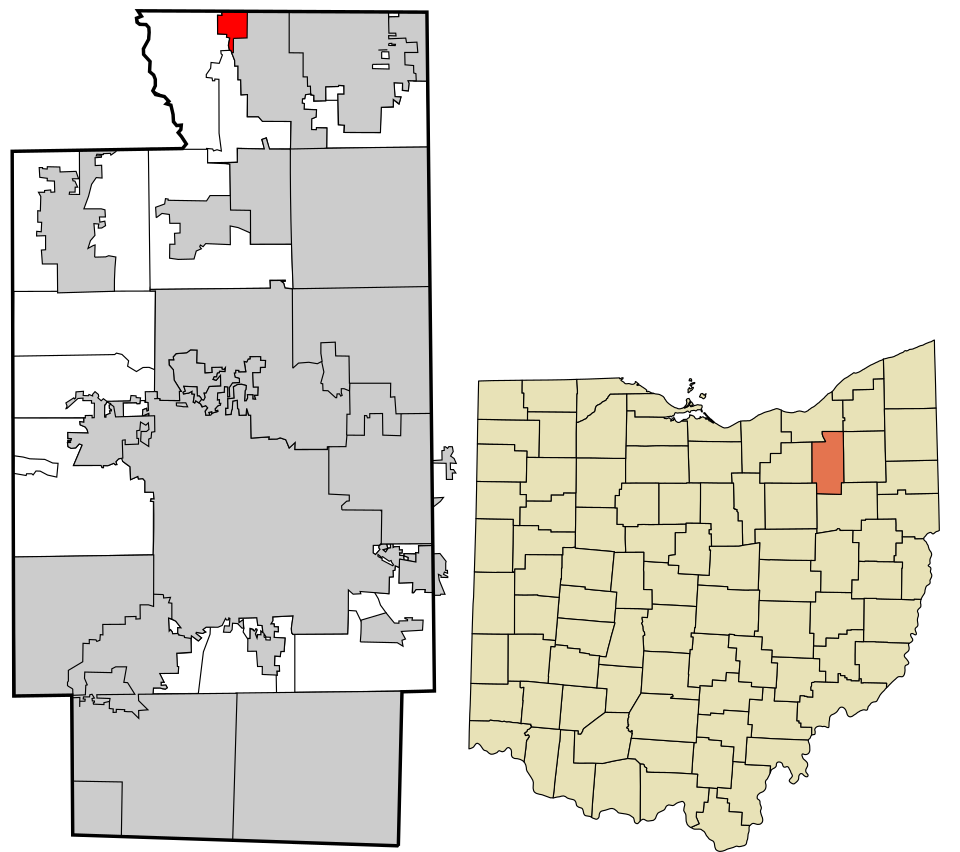 Locator map of Northfield