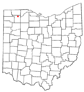 Locator map of Liberty Center