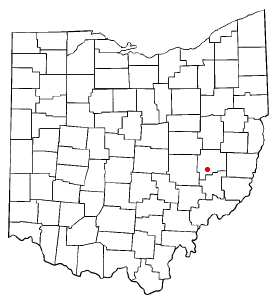 Locator map of Byesville