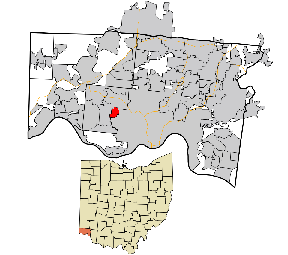 Locator map of Cheviot