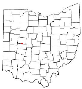 Locator map of West Liberty