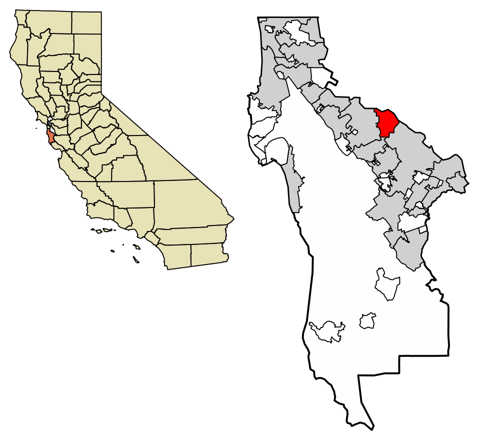 Locator map of Foster