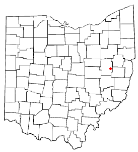 Locator map of Dennison
