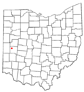 Locator map of Covington