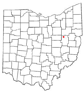 Locator map of Strasburg