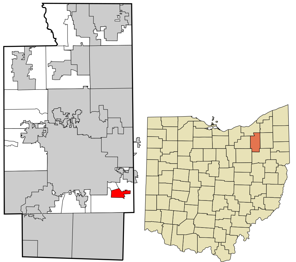 Locator map of Lakemore