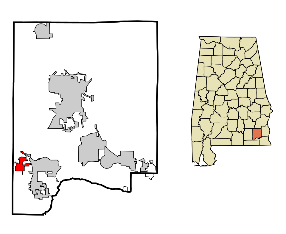 Locator map of Level Plains