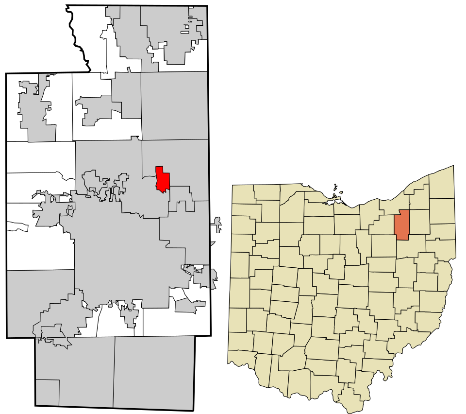 Locator map of Silver Lake