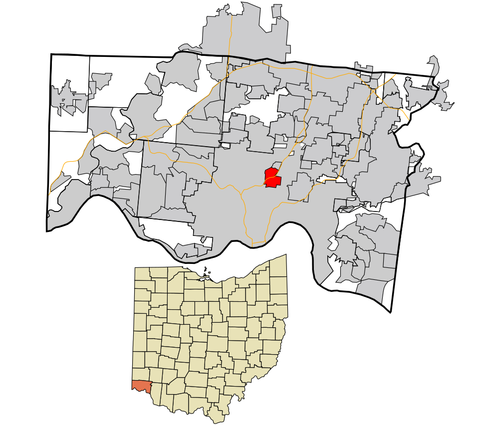 Locator map of St. Bernard