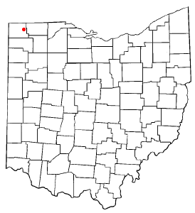 Locator map of West Unity