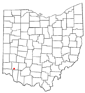 Locator map of Maineville